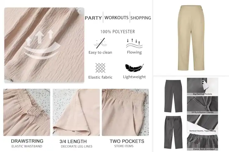 Detailed view of Best Casual Capris For Office: Stylish Comfort You’ll Love