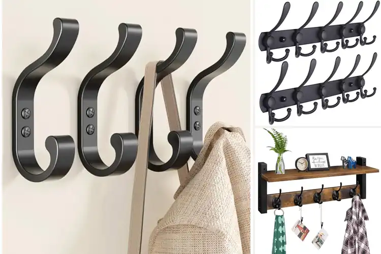 Detailed view of Best Coat Storage Hooks for Organized Living