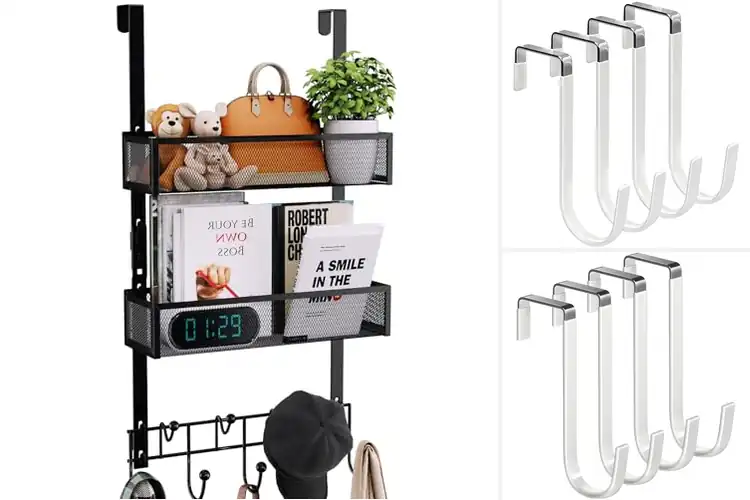 Detailed view of Best Door Storage Hooks: 10 Top Picks to Maximize Your Space