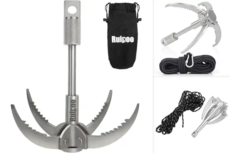 Detailed view of Best Folding Grappling Hooks