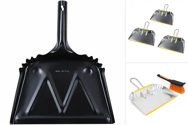 Detailed view of Best Heavy Duty Metal Dustpans