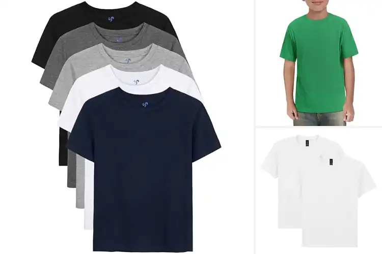 Detailed view of Best Kids Solid Color T-Shirts: Top 10 Comfort Picks