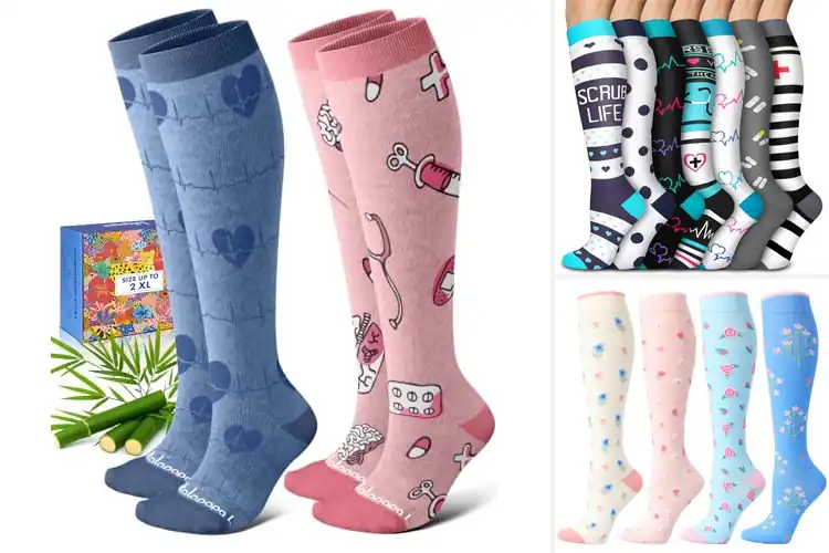 Detailed view of Best Nursing Compression Socks