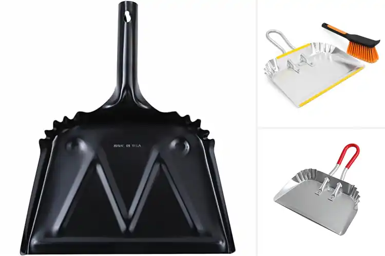 Detailed view of Best Outdoor Metal Dustpans: Strong Picks for Easy Cleanup
