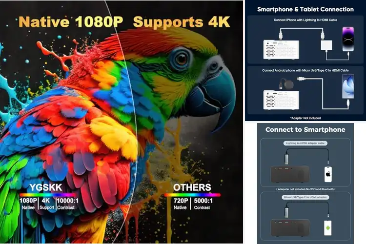 Detailed view of Best Portable Projectors