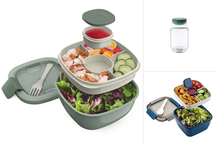 Detailed view of Best Portable Salad Containers: 10 Fresh Picks