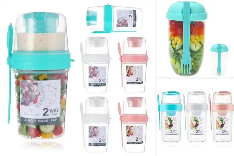 Detailed view of Best Salad Shaker Cups for Fresh Meals