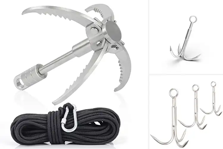 Detailed view of Best Stainless Steel Grappling Hooks