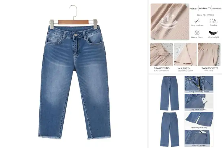 Detailed view of Best Stretch Capri Pants For Women