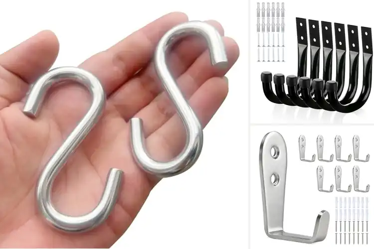Detailed view of Best Sturdy Steel Hooks for Reliable Organization