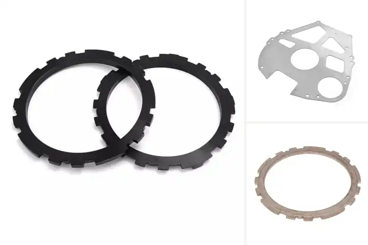 Detailed view of Best Transmission Backing Plates