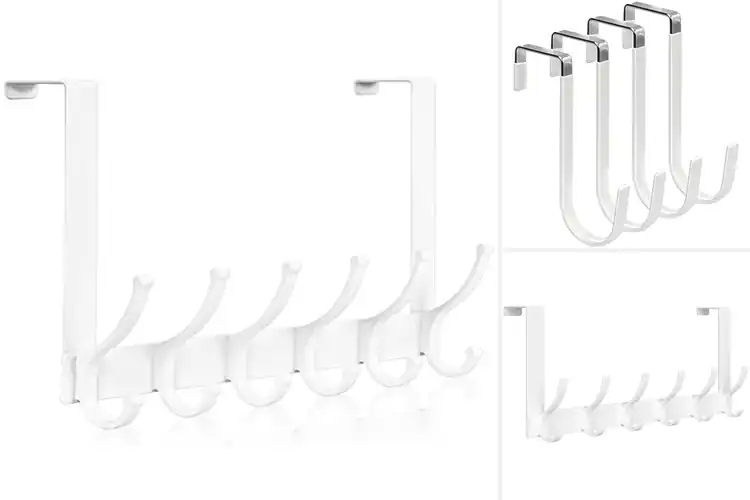 Detailed view of Best White Door Hooks: Top 10 Picks for a Clutter-Free Home
